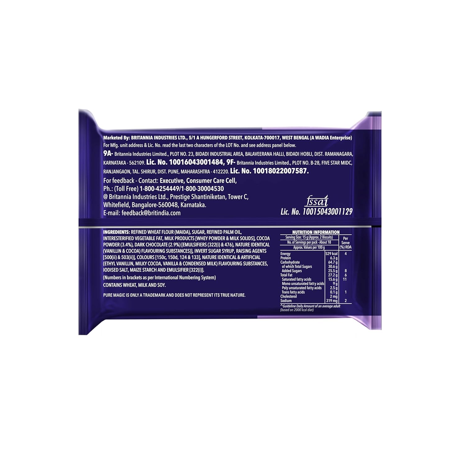 Britannia Pure Magic Choco Stars 275.6 G