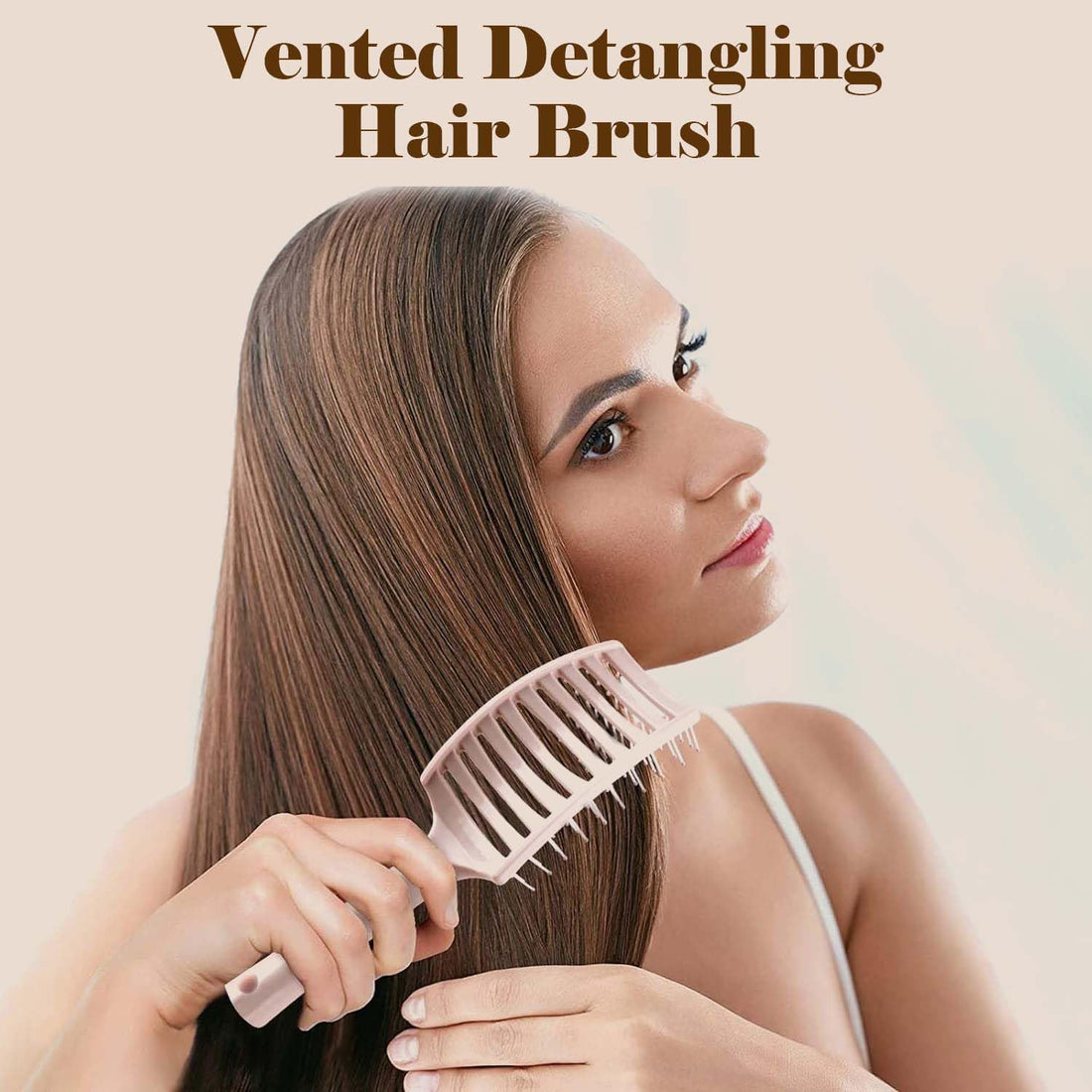 Homeaura Detangler Hair Brush - Curved & Vented Hair Brush for Women & Men