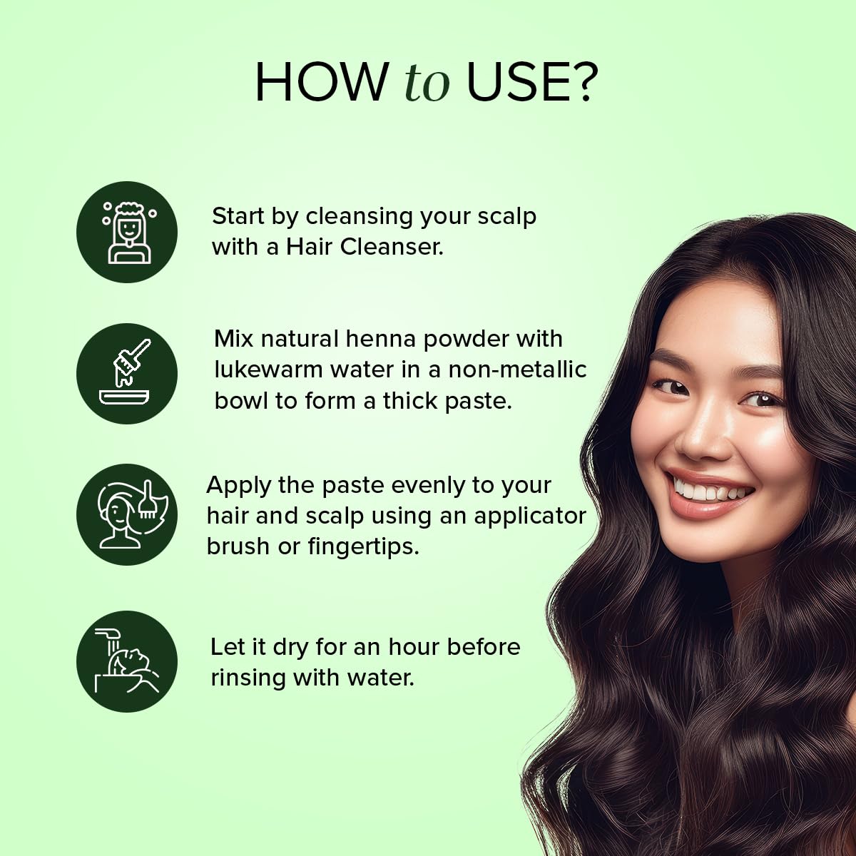 Khadi Natural Herbal Henna Organic Powder –  Green 100g