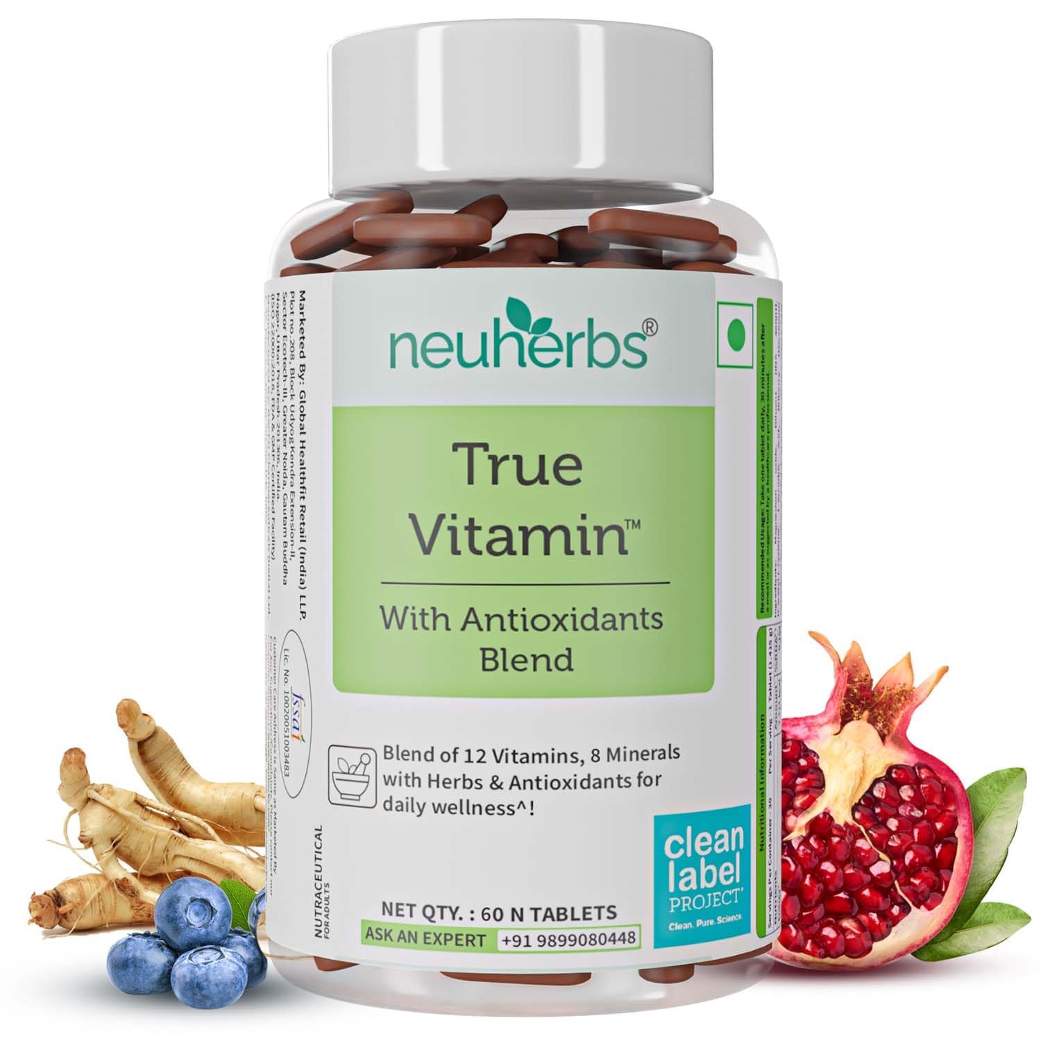 Neuherbs True Vitamin 60 tablets