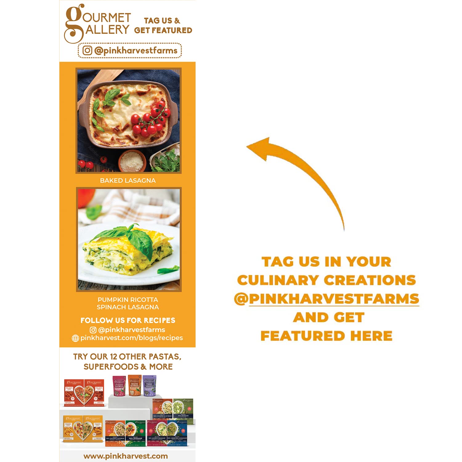 Pink Harvest Farms Chickpea Lasagne | No Rice - No Maida