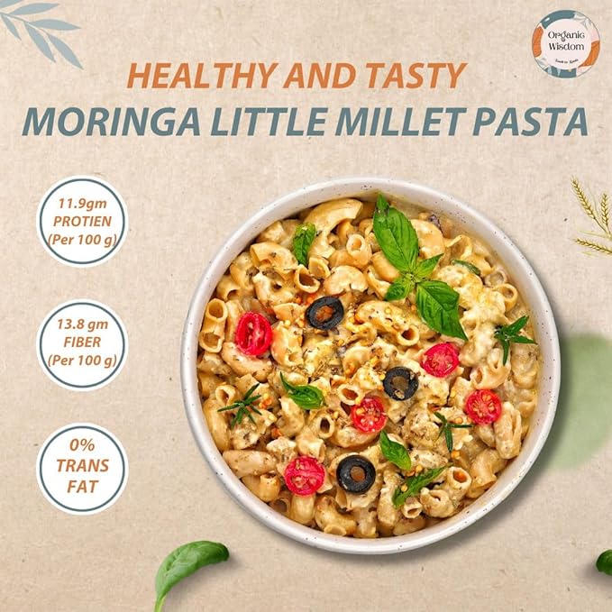 Moringa Little Millet Macaroni Pasta 180grams