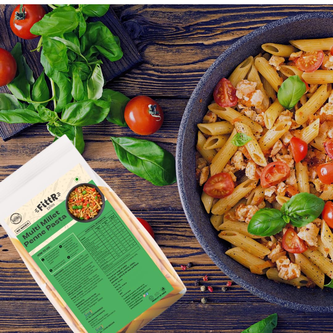 FittR Bites Multi Millet Penne Pasta - 360 Grams