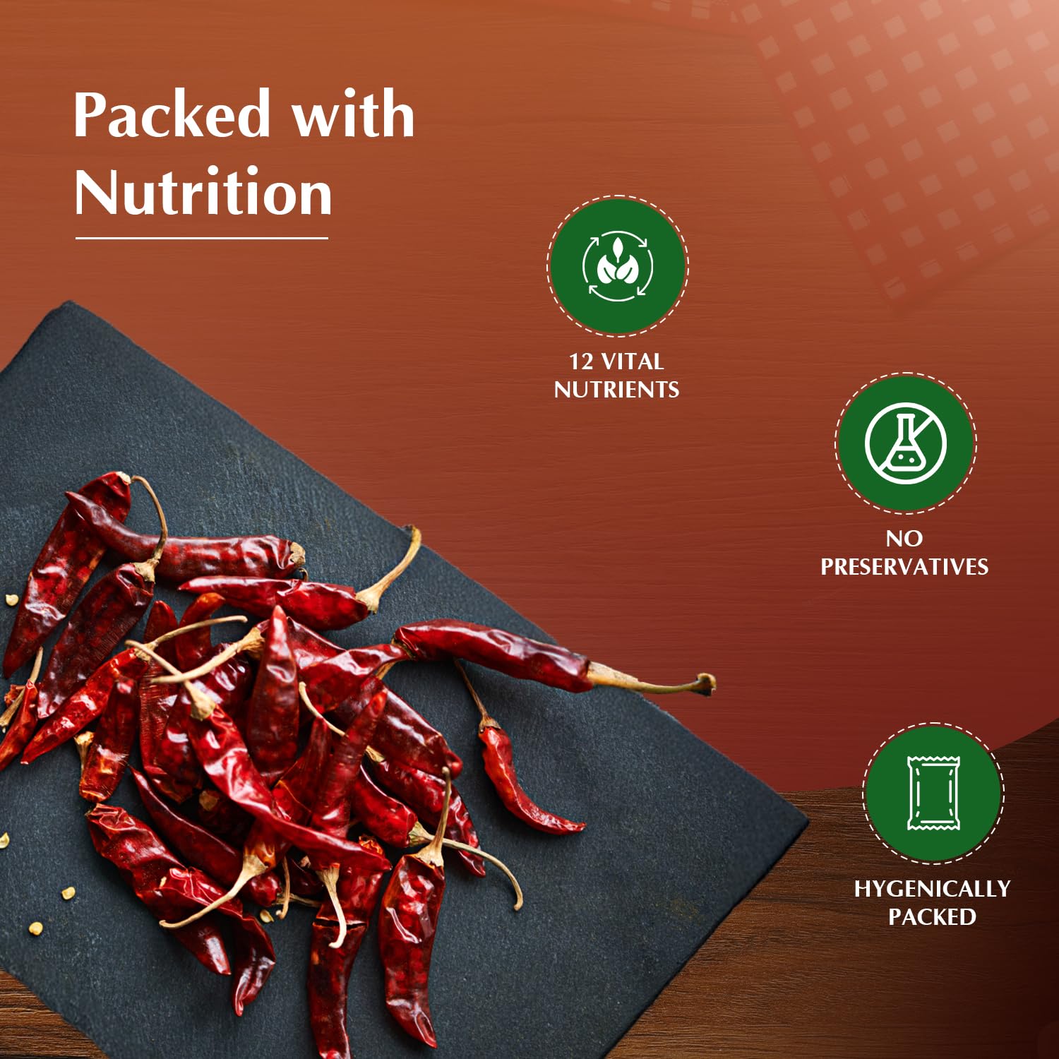 Vedaka Red Chilli (Lal Mirch), 200g