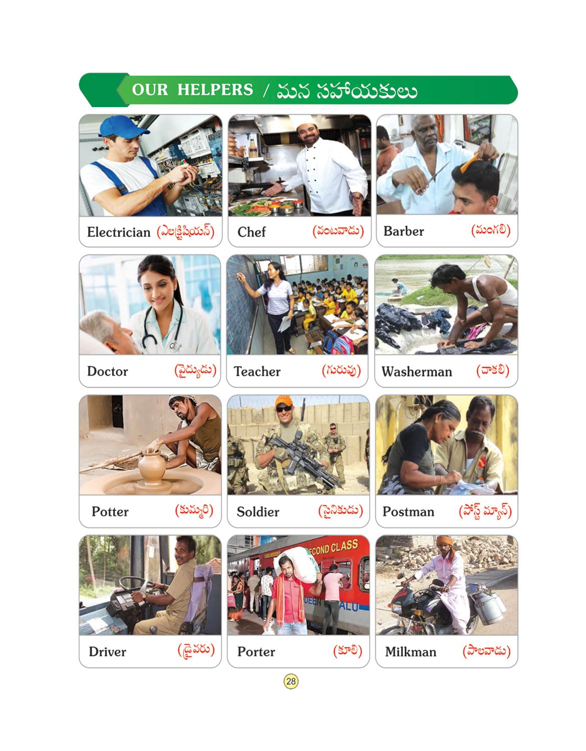 All in One English - Telugu Big Board Book for Kids : Early Learning Picture Book for Childern of Age 2+ Years