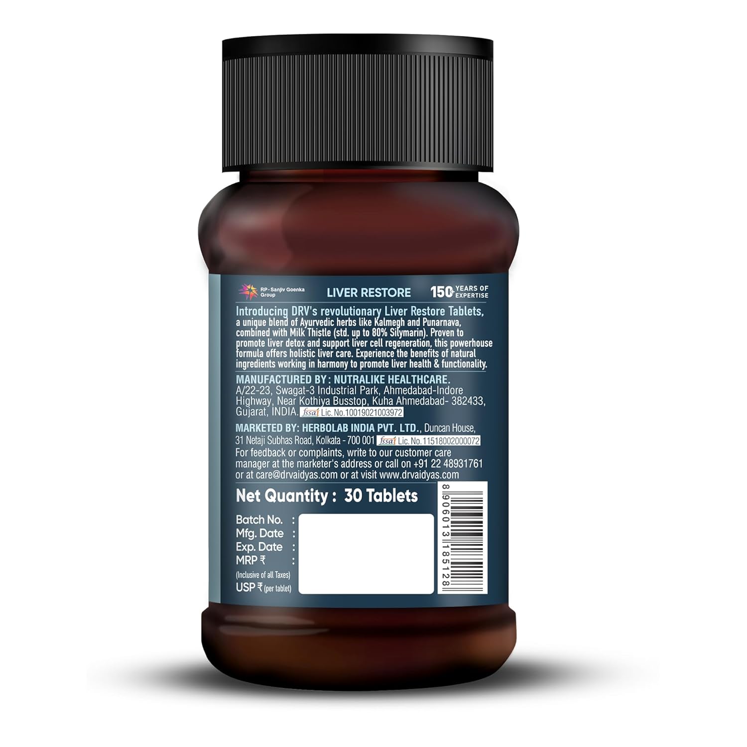 Dr. Vaidya's Liver Restore Tablets