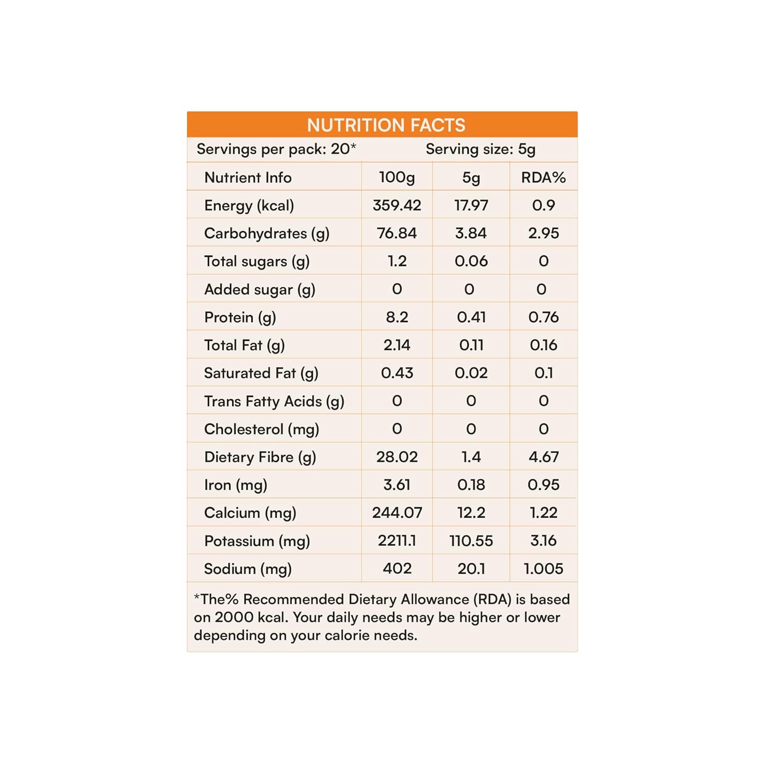 KOH Dehydrated Carrot Cubes -75g