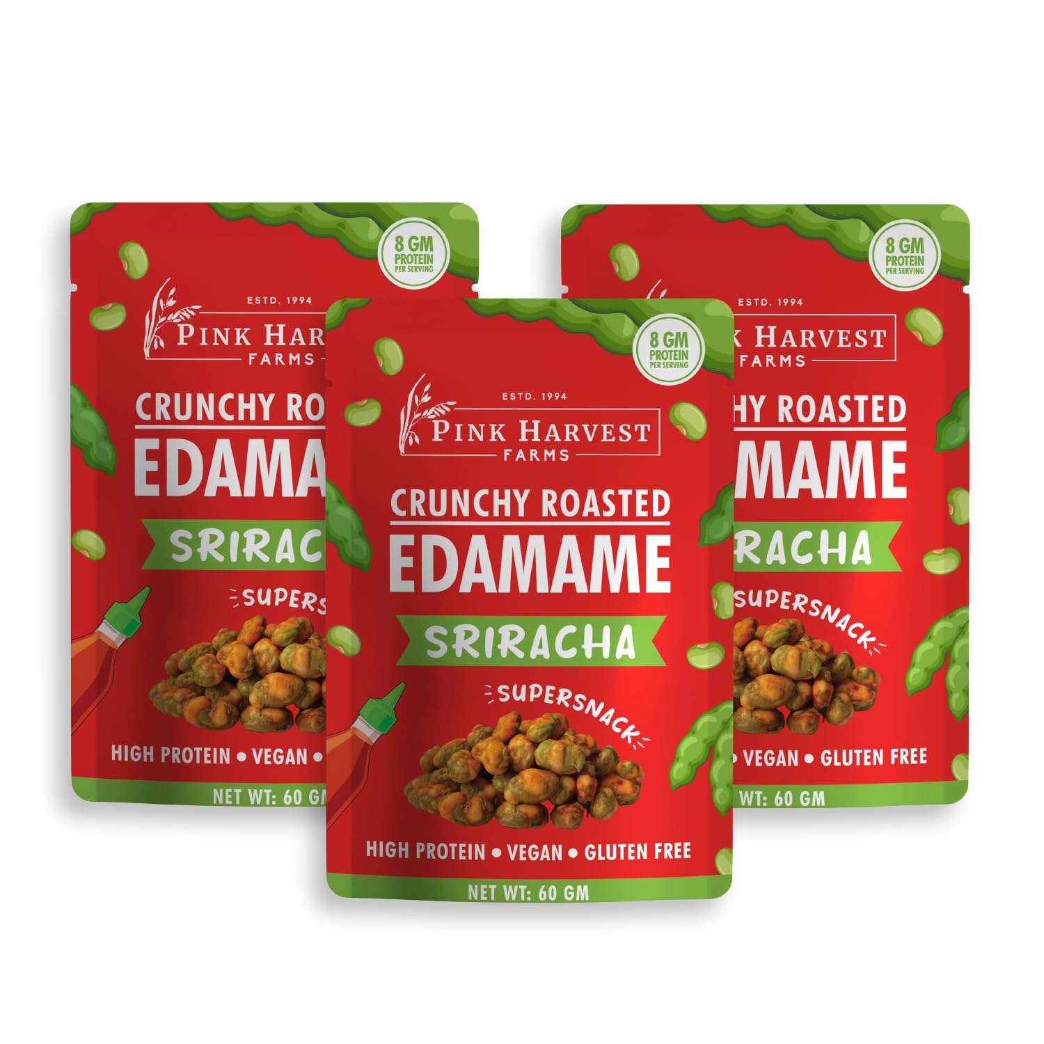 Pink Harvest Farms Crunchy Roasted Edamame