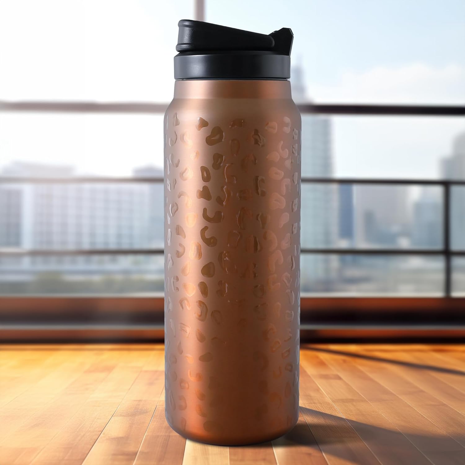 The Better Home Pulse 900ml|Stainless Steel Vacuum Insulated Printed Water Bottle