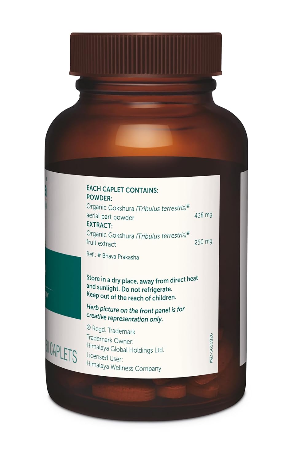 Himalaya Organic Gokshura (Tribulus Terrestris) I 60 Caplets