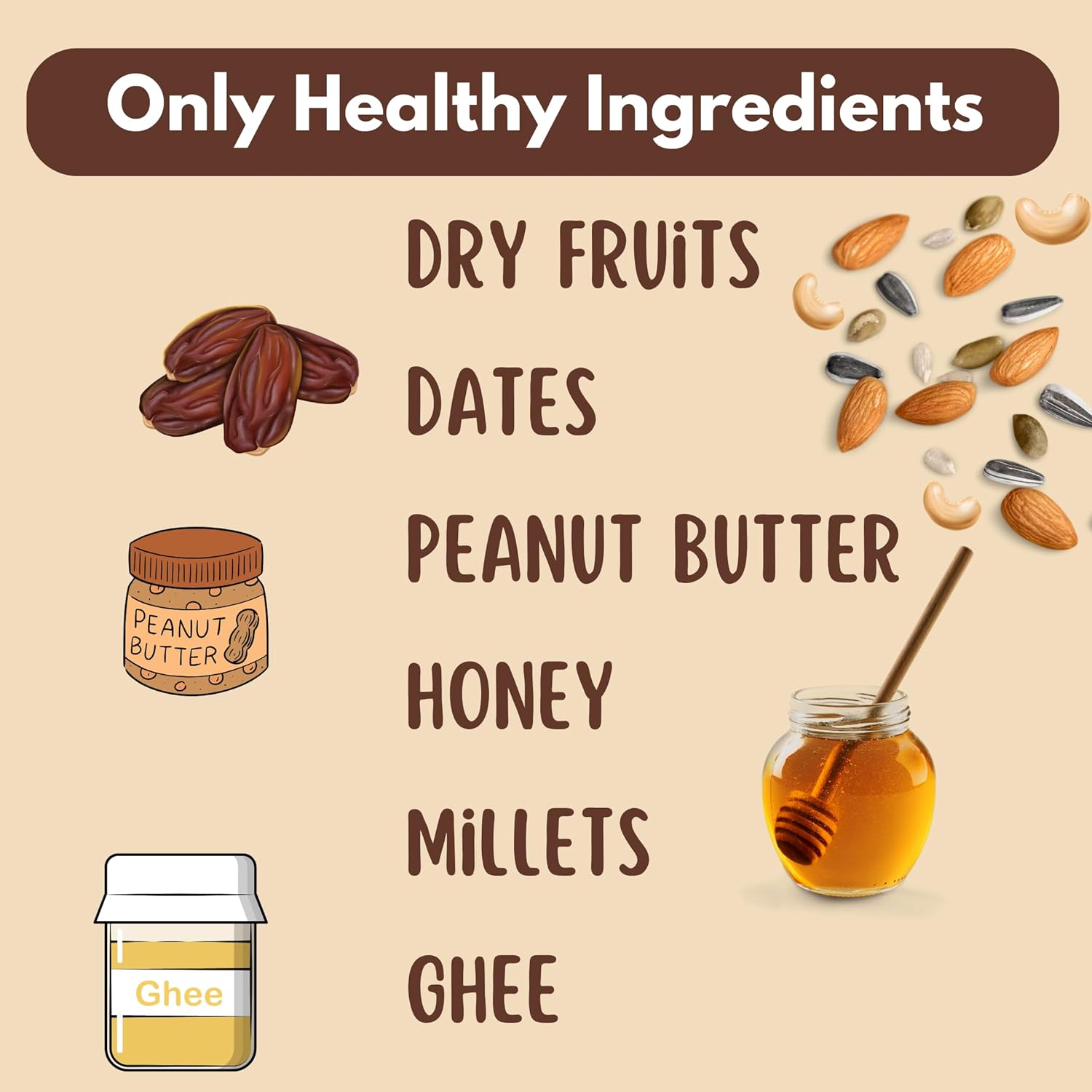 TummyFriendly Dry Fruit Laddu - 300G