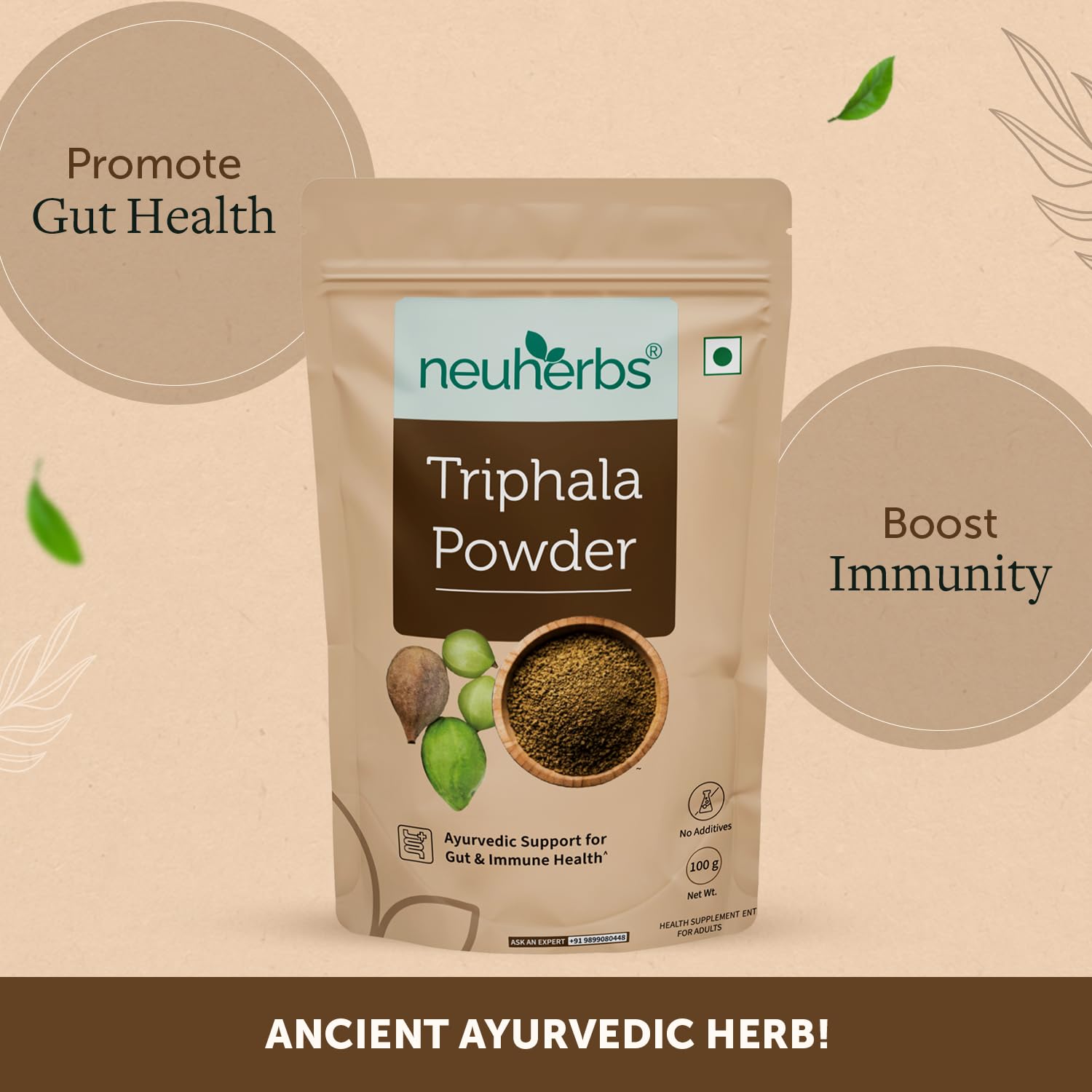 Neuherbs Organic Triphala Powder - 100 GM