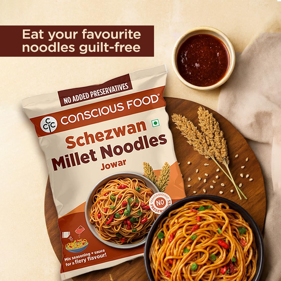 Conscious Food Schezwan Millet Noodles | 207g