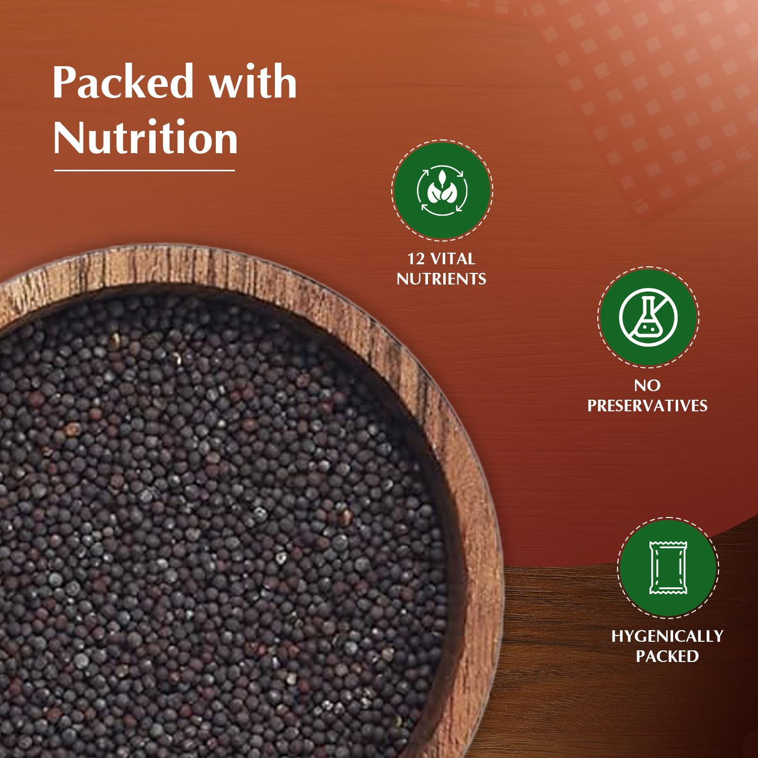 Vedaka Mustard (Rai) Whole, Big 200 g