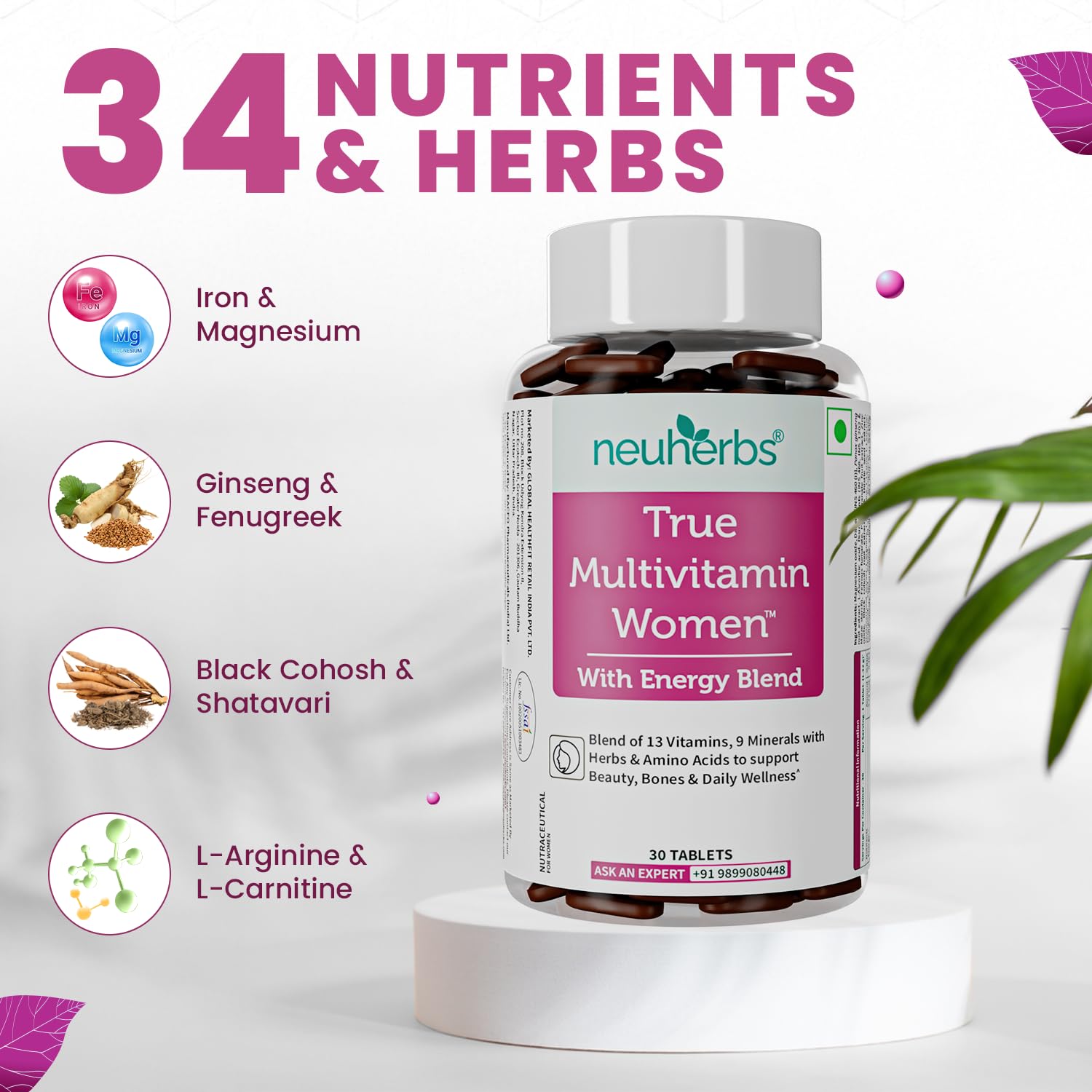 Neuherbs Multi Vitamin Women 30 Tablets