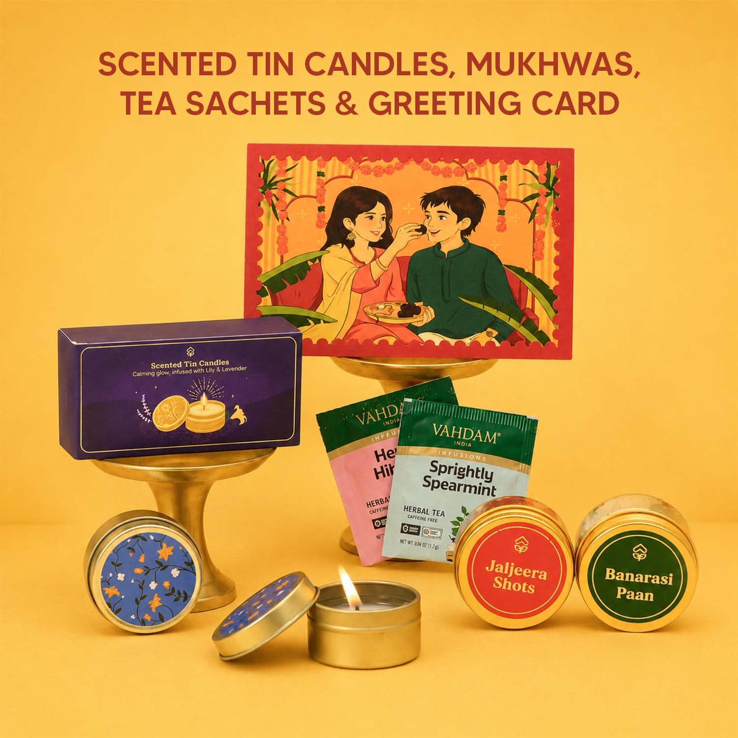 EAT BETTER CO Pyaar Ka Pitara - Rakhi Gift Hamper 14 Item-Evil Eye & Lumba Bracelet, Vanilla Chocolate Dry