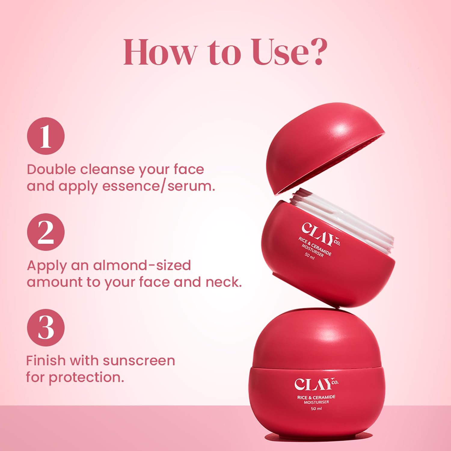 Clayco Rice & Ceramide Moisturizer - 50ml