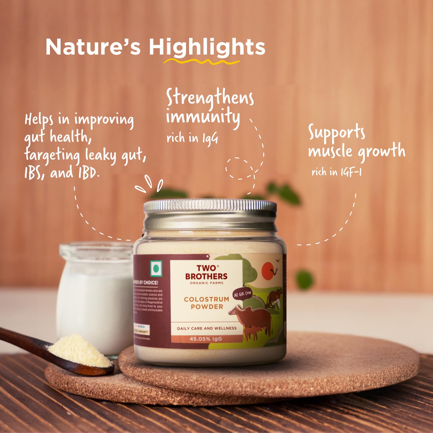 Two Brothers Organic Farms Colostrum Powder (100G)