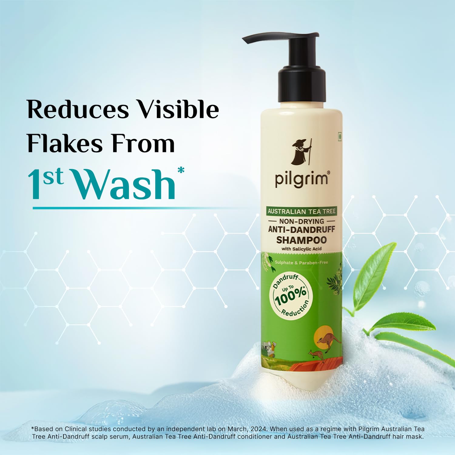 Pilgrim Tea Tree Anti-Dandruff Shampoo | 200ml