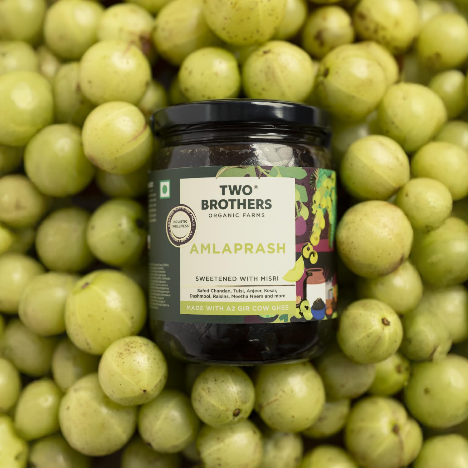 TWO BROTHERS ORGANIC FARMS Amlaprash (500G)