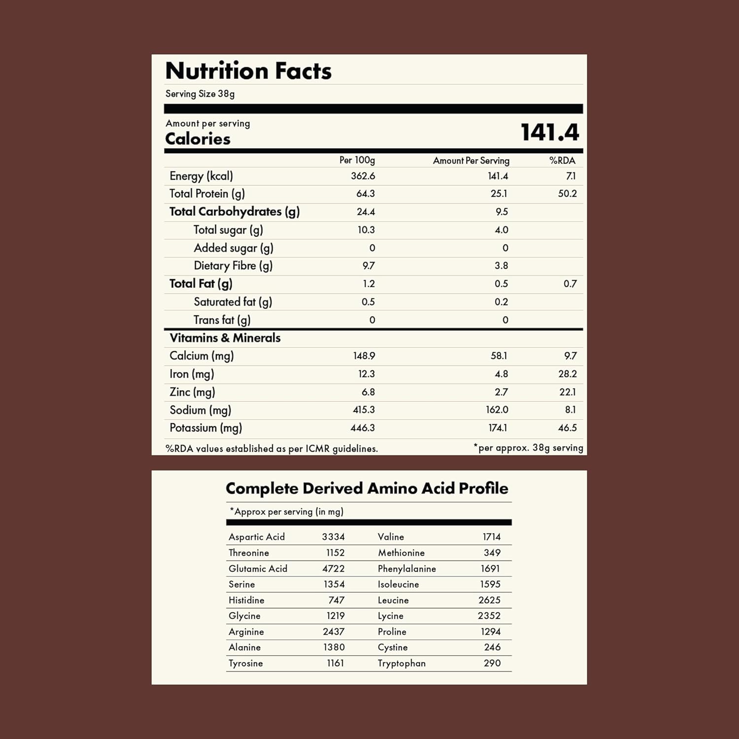 Cosmix No-Nonsense Plant Protein Pro | 26g Protein/Serve | Chikmagalur Mocha - 500G