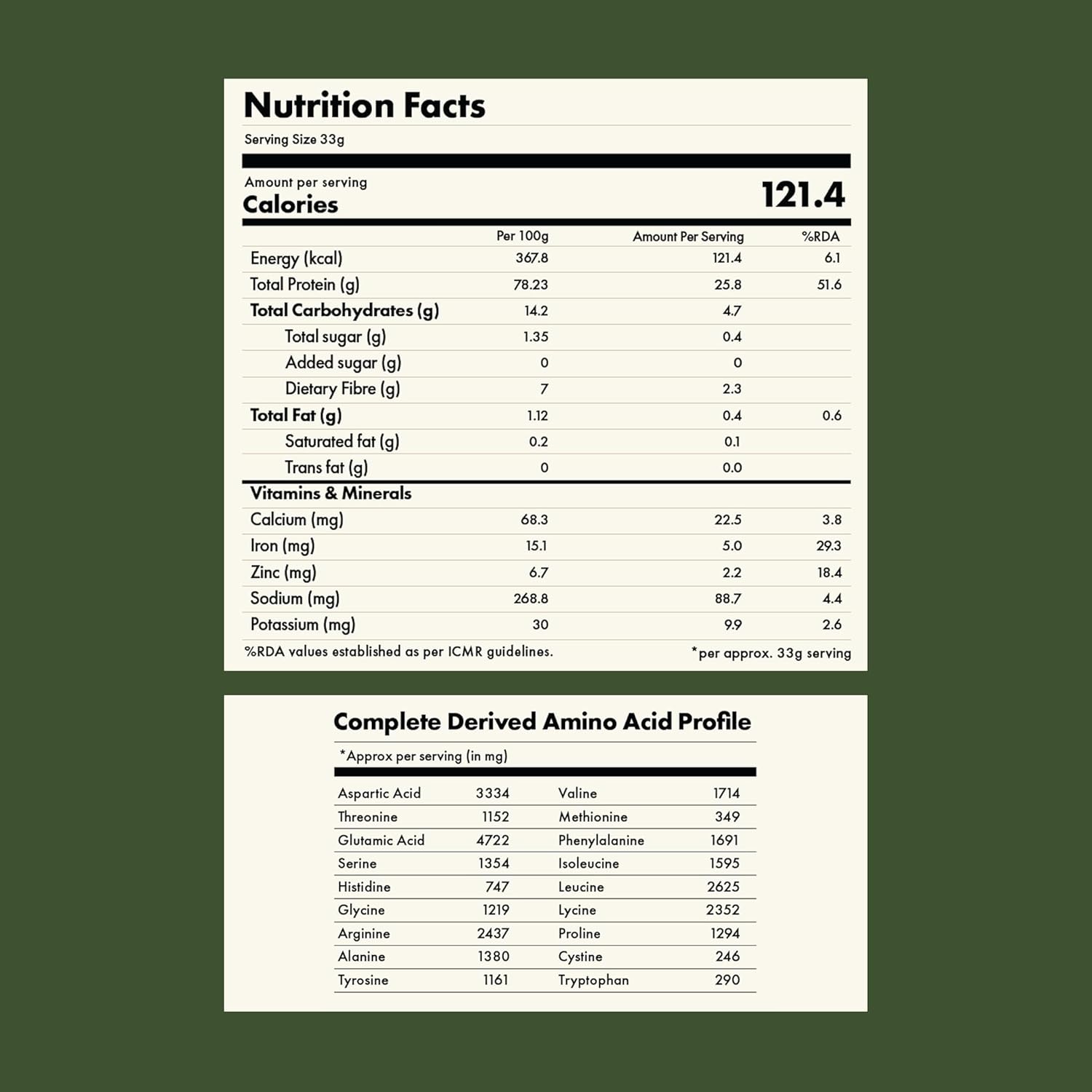 Cosmix No-Nonsense Plant Protein Pro | 26g Protein/Serve | Classic Unflavoured - 500 G