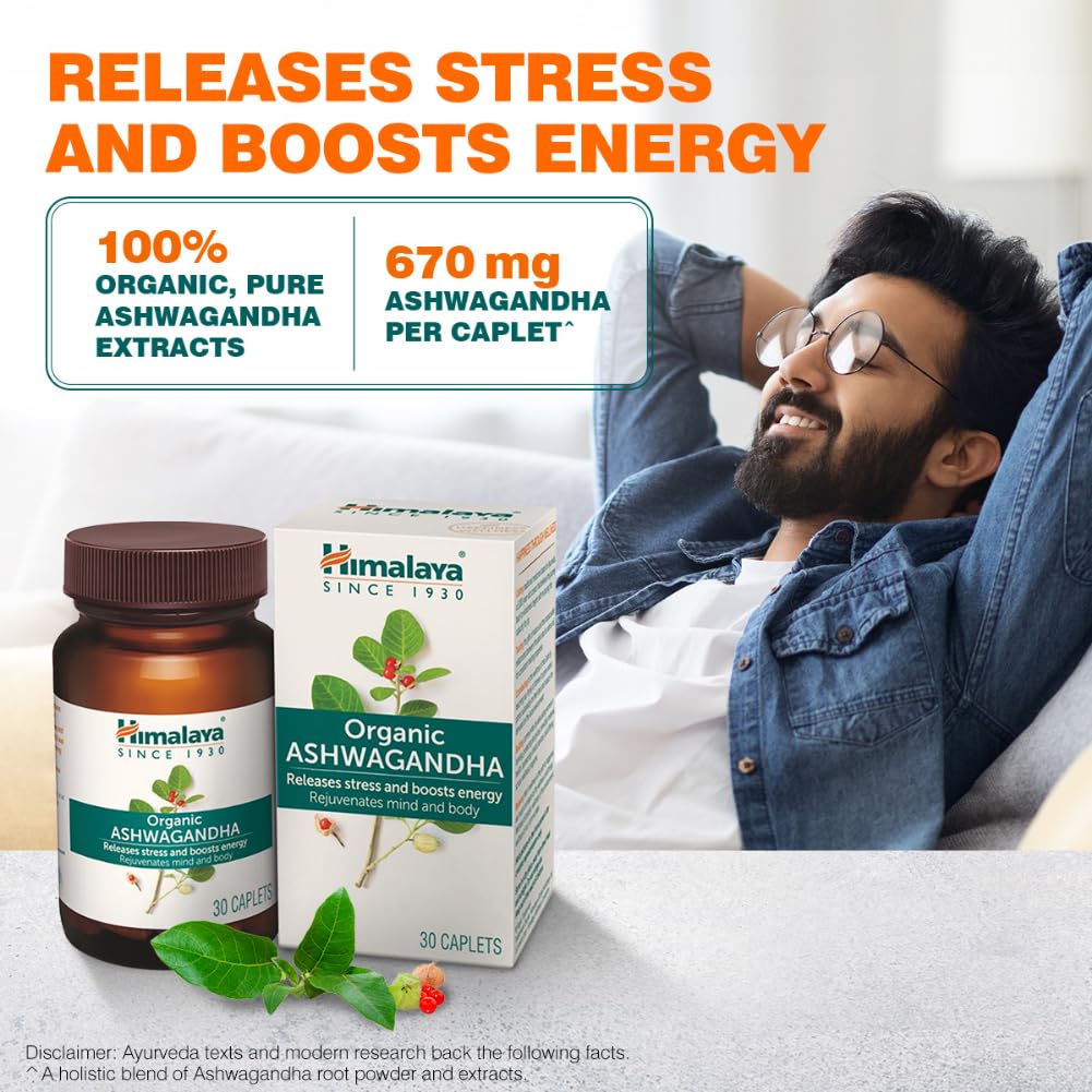 Himalaya Organic Ashwagandha 670Mg Tablet