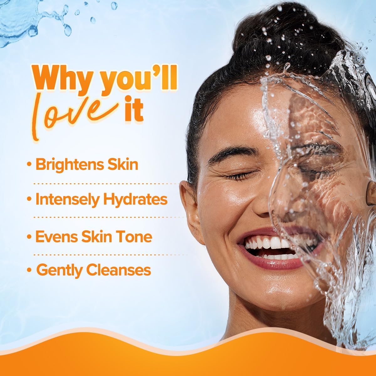 Aqualogica Glow+ Smoothie Face Wash with Vitamin C, Hyaluronic Acid & Papaya