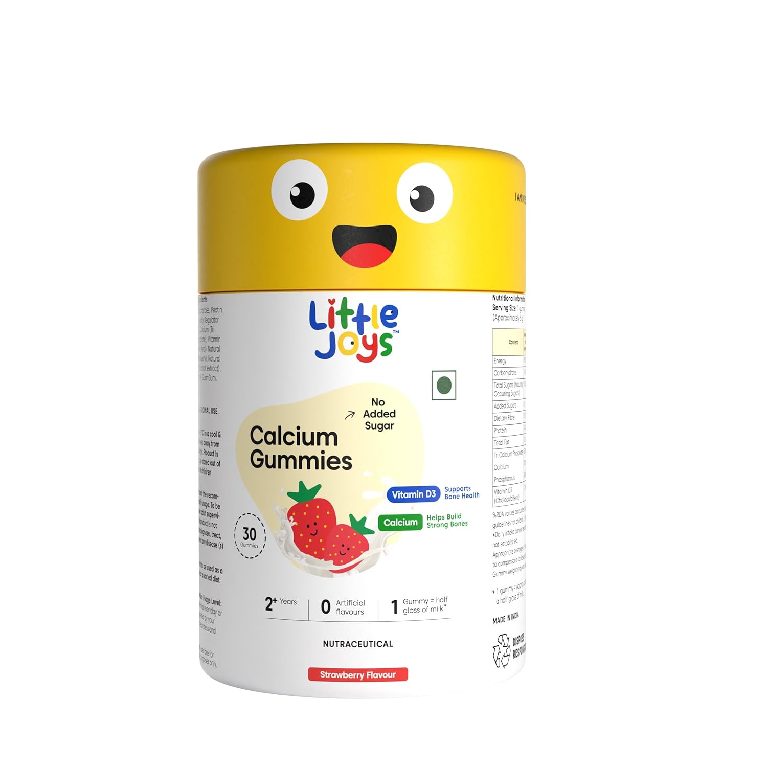 Little Joys Calcium &amp; Vitamin D Gummies for Kids (2+ years)