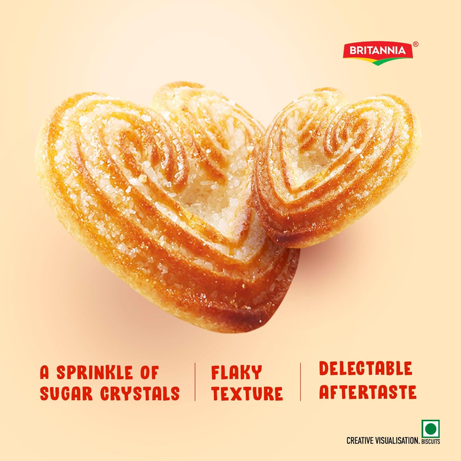 Britannia Little Hearts, 75g