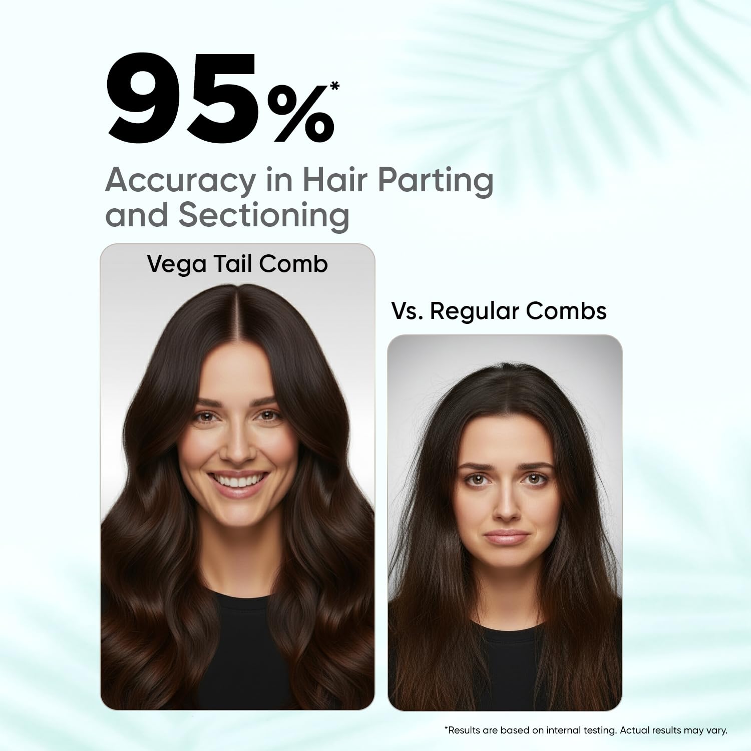 Vega Rat/Tail Comb for Hair Styling – Fine Tooth Tail Comb for Hair Sectioning & Parting & Precise Hair Styling