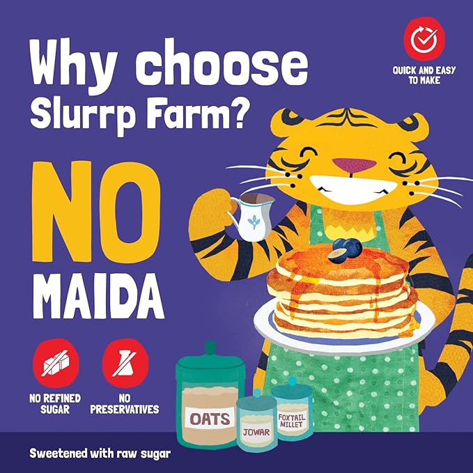 Slurrp Farm No Maida Pancake Mix- 150 G