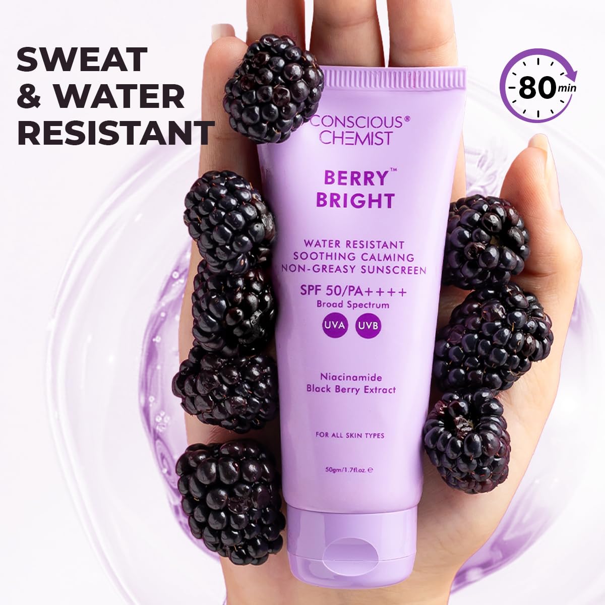 Conscious Chemist® Sunscreen SPF 50 PA++++
