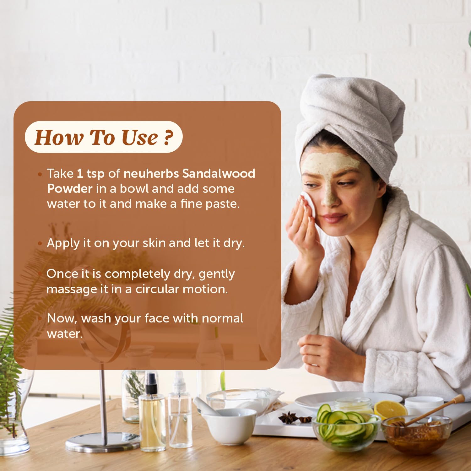Neuherbs Sandalwood Powder For Face Pack - 100g