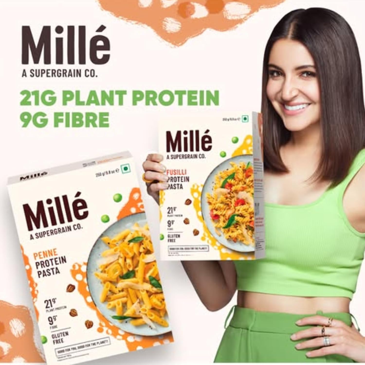 Mille High Protein Fusilli Pasta | Gluten Free