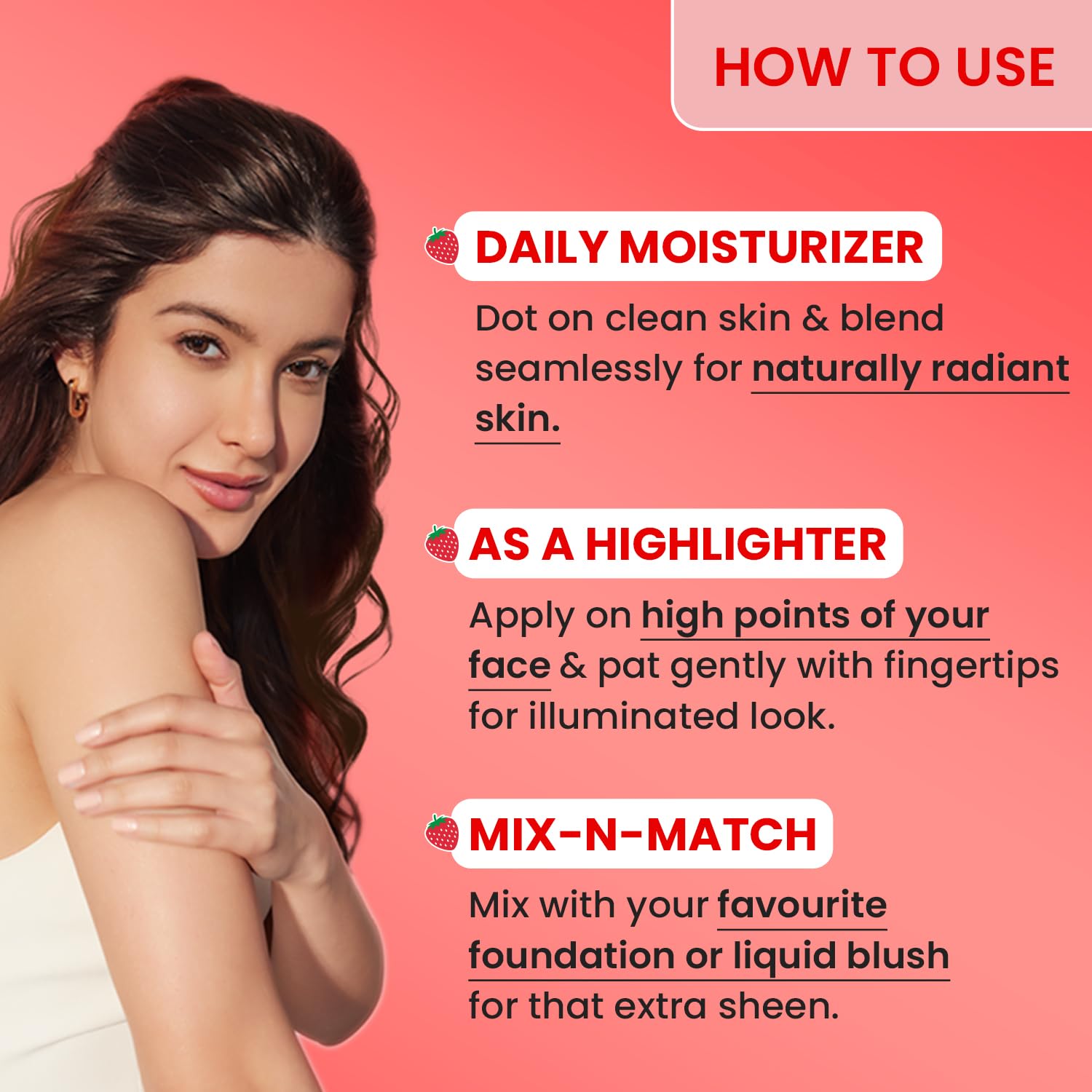 DOT & KEY Strawberry Dew Strobe Cream For Face Skin Radiance Cream