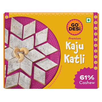 GO DESi Premium Kaju Katli - 180/200g