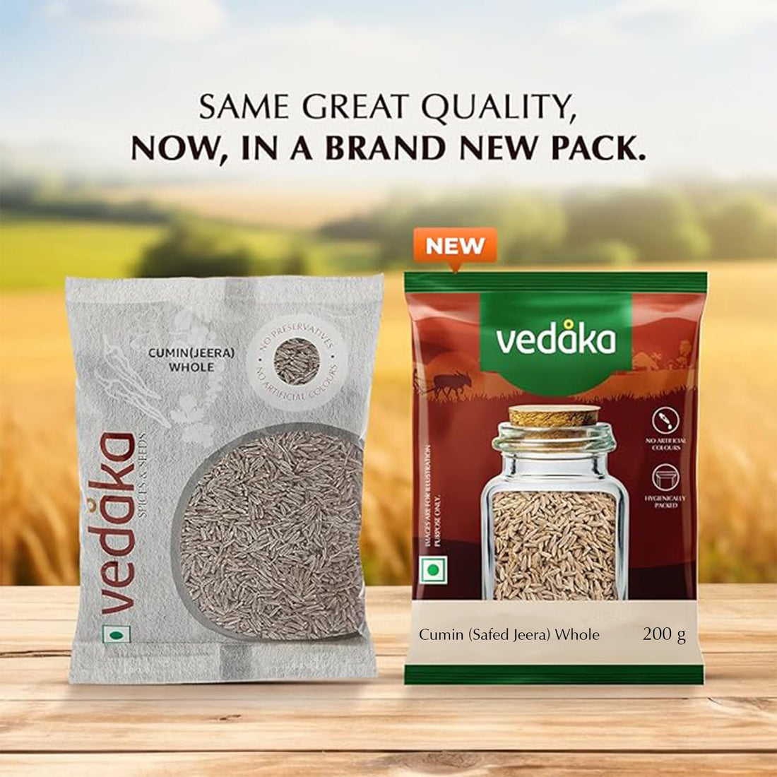 Vedaka Whole Jeera (Cumin)