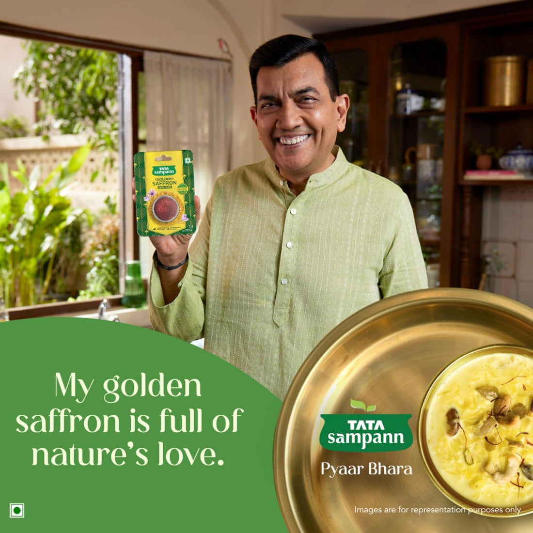 Tata Sampann Golden Saffron, 1g, Natural Aroma & Colour