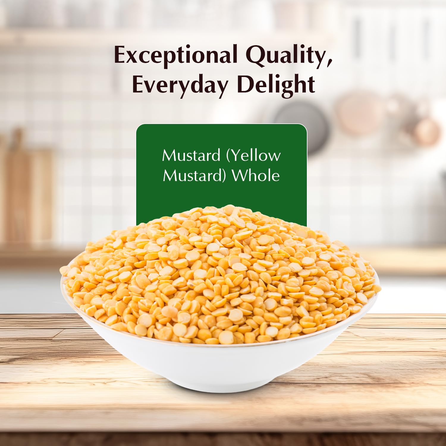 Vedaka Mustard | Whole | 200 G | Yellow Mustard