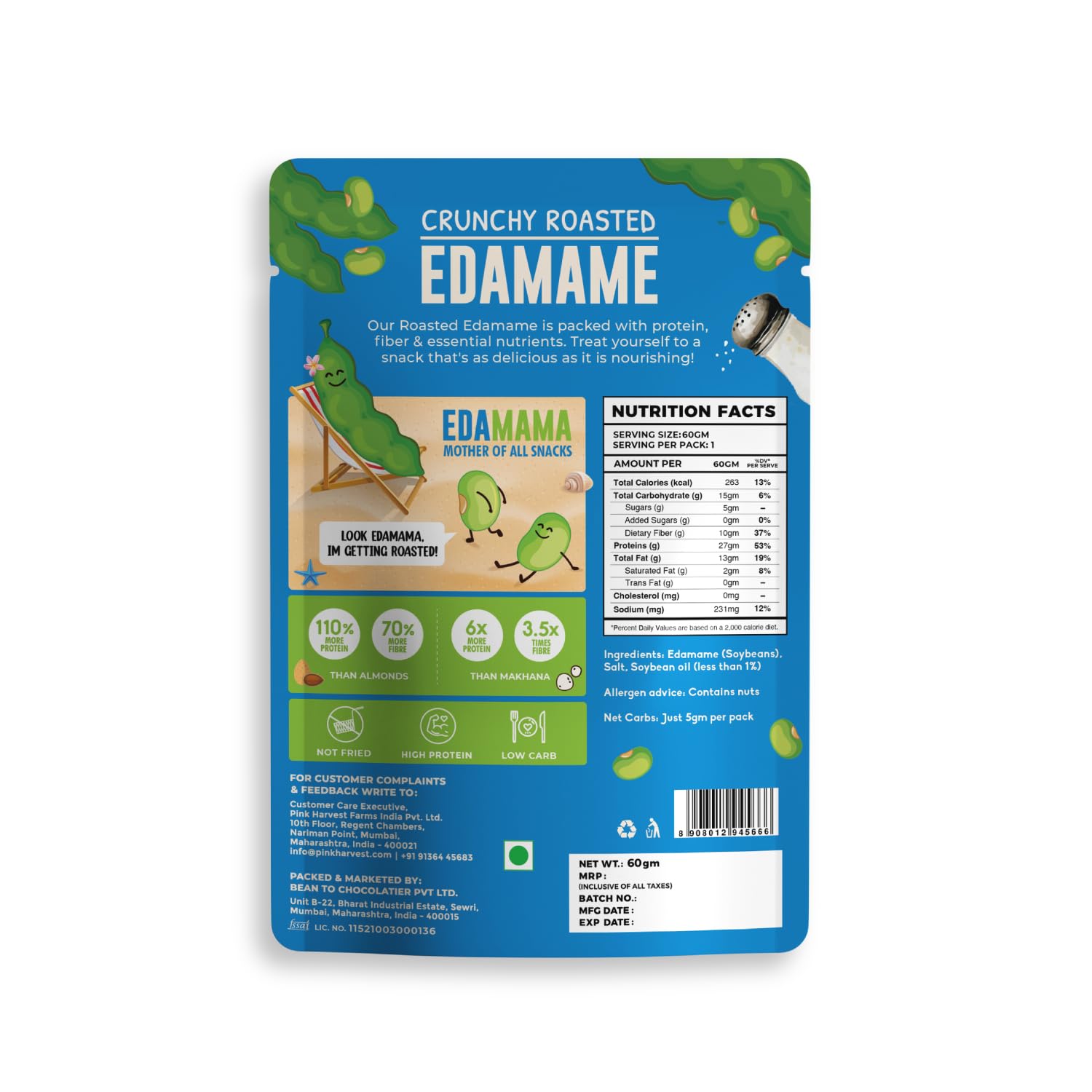 Pink Harvest Farms Crunchy Roasted Edamame