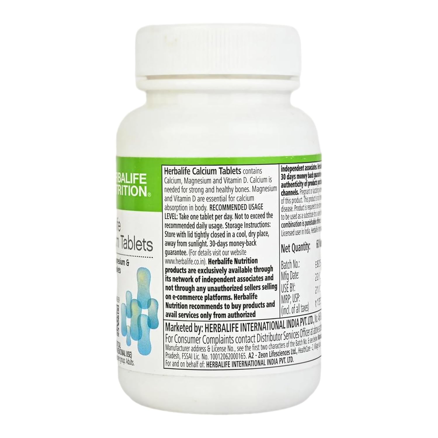 Herbalife Calcium Tablets with Vitamin D & Magnesium – 60