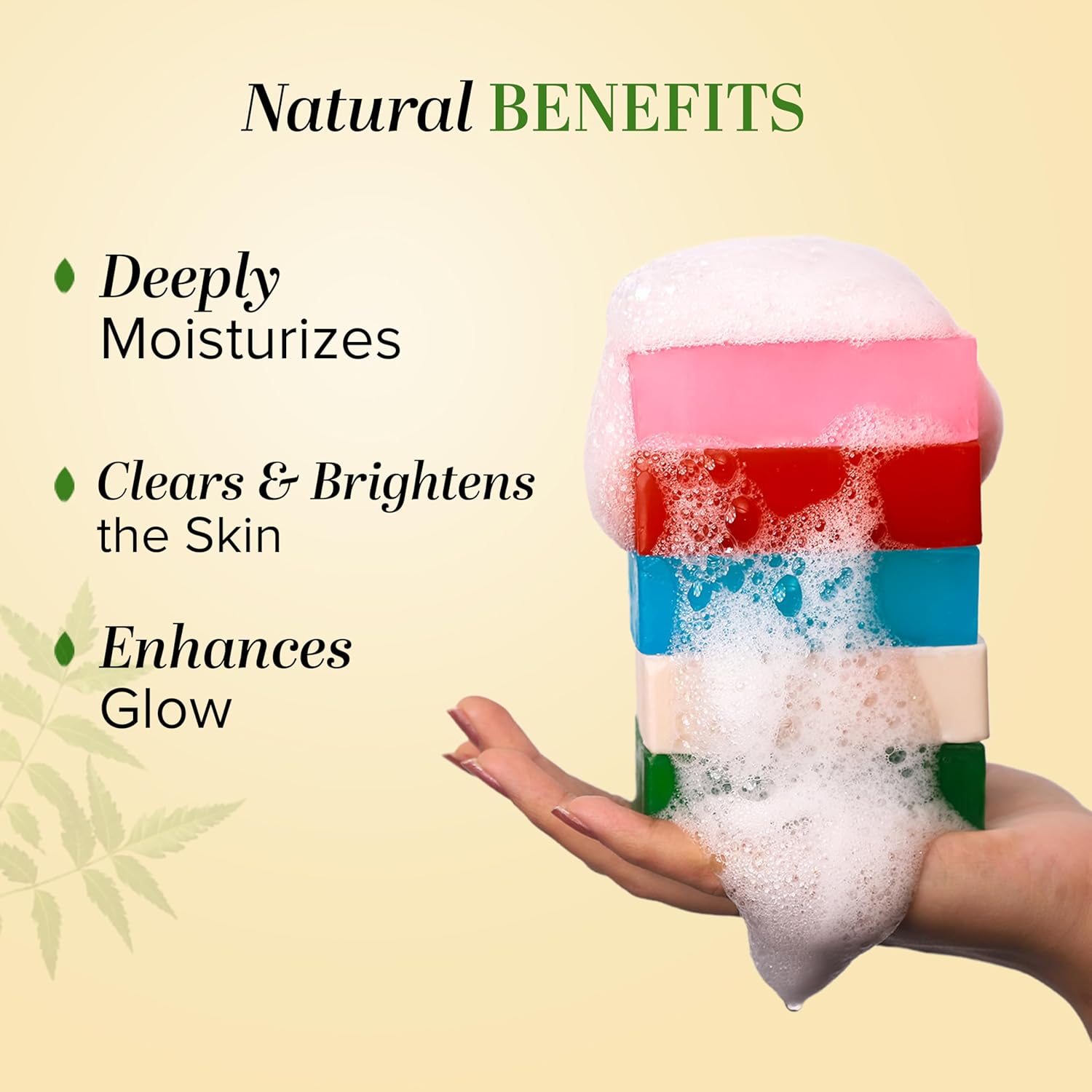 Khadi Natural Herbal Soap Gift Set | Handcrafted Essential Oil soap (Pack of 10)