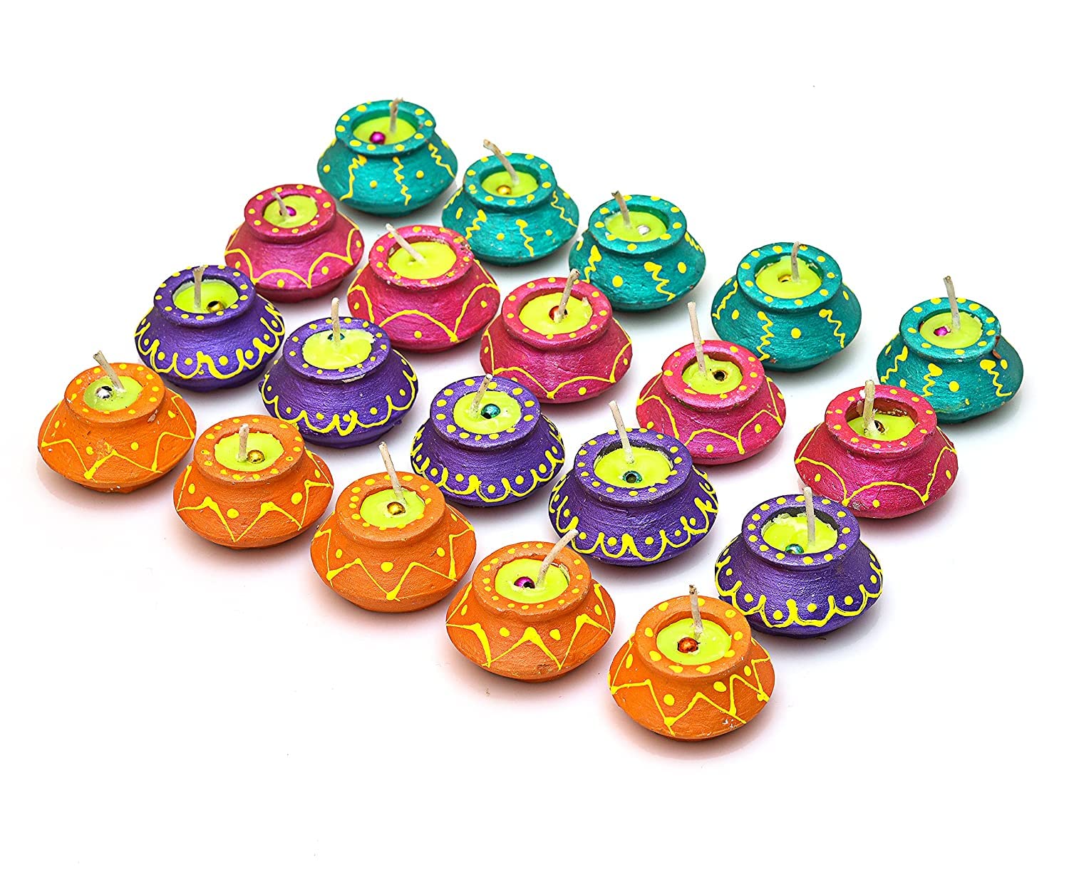 AWANI TRENDS Diwali Diya - Pack of 8