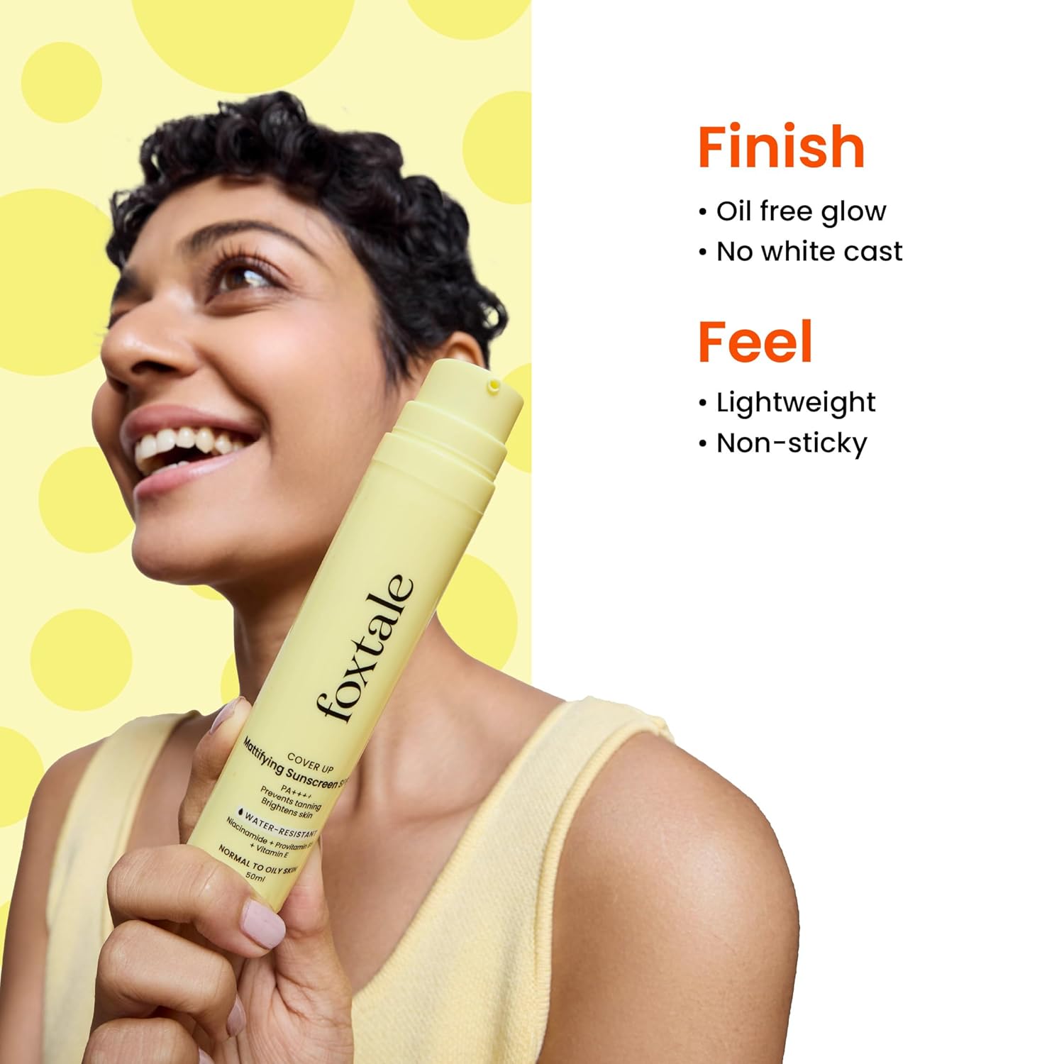 Foxtale SPF 70 Gel-Cream Sunscreen for Oily Skin