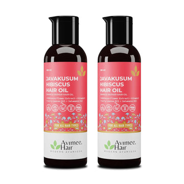 Avimee Herbal Hibiscus Hair Oil | Soft & Silky | 100mL x2