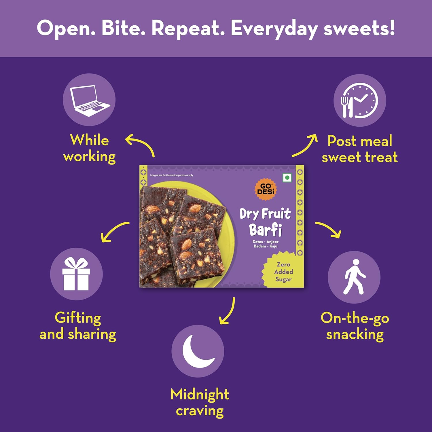 GO DESi - Dry Fruits Barfi