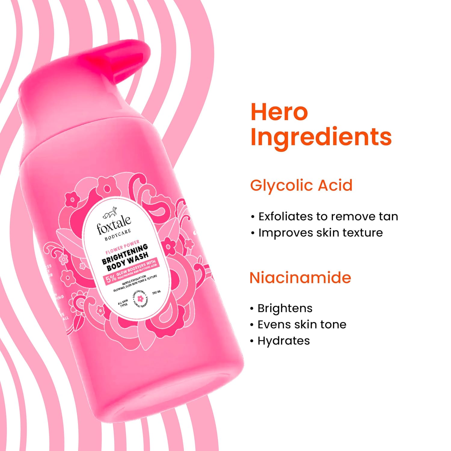 Foxtale De-Tan Brightening Body Wash