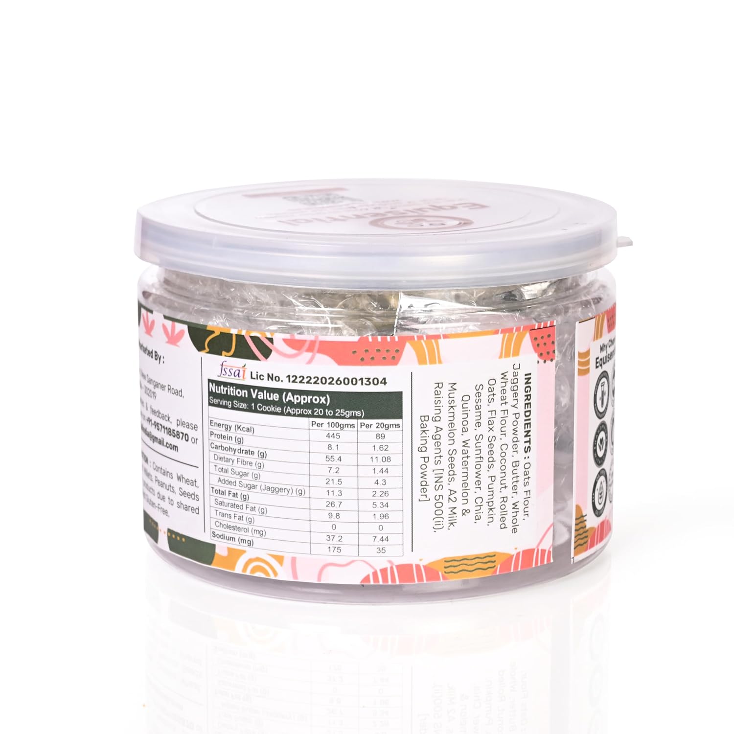 Equisential To Be Mom Cookies - OATS & SEEDS - 250G