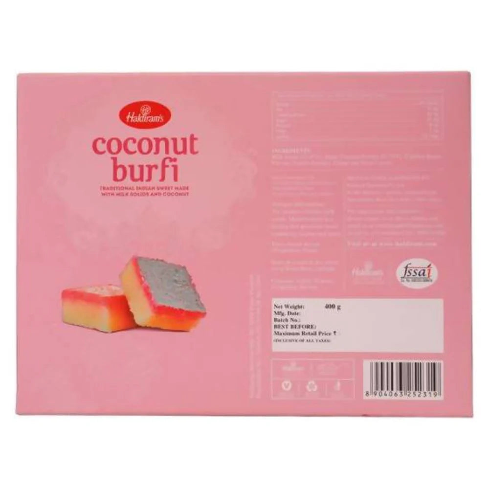 Haldiram's Coconut Burfi - 500 gm